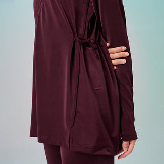 Adjustable Swimwear Top - Burgundy - Apparel - TudungPeople