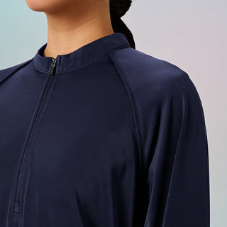 Adjustable Swimwear Top - Dark Blue - Apparel - TudungPeople