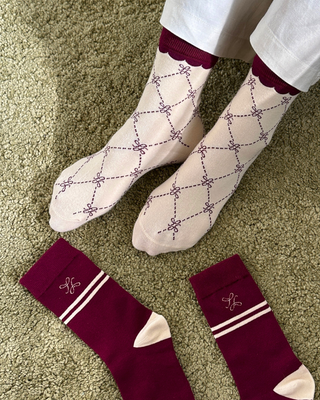 Monogram Crew Socks (Sets)