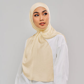 Niya Satin in Beige - Instants - TudungPeople