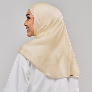 Niya Satin in Beige - Instants - TudungPeople