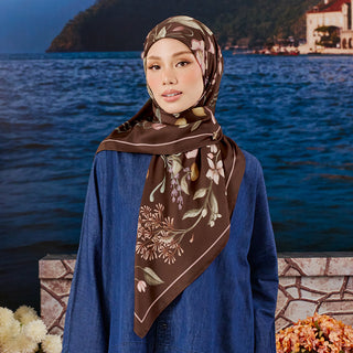 Vintage Summer - Chocolate (SQ) - Prints - TudungPeople