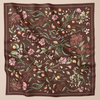 Vintage Summer - Chocolate (SQ) - Prints - TudungPeople