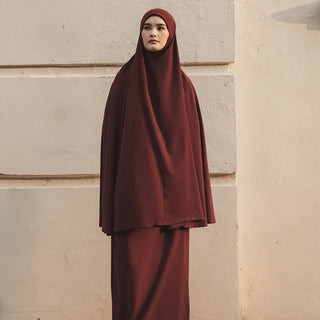 Awan Travel Prayerwear - Dark Brick - Prayerwear - TudungPeople