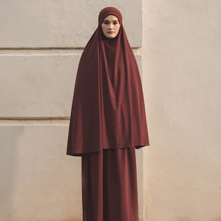 Awan Travel Prayerwear - Dark Brick - Prayerwear - TudungPeople