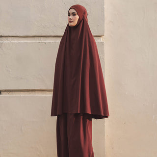 Awan Travel Prayerwear - Dark Brick - Prayerwear - TudungPeople