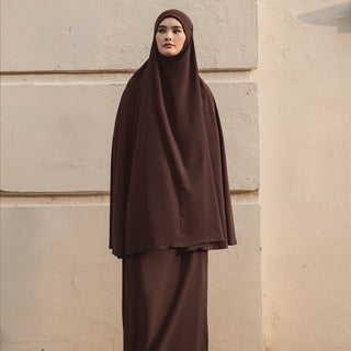 Awan Travel Prayerwear - Dark Brown - Prayerwear - TudungPeople