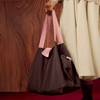 Duo Tote Bag - Dark Brown