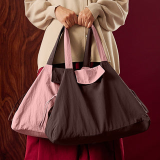 Duo Tote Bag - Dusty Pink