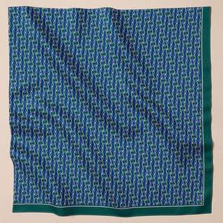 Monogram 3.0 - Emerald Blue (SQ) - Prints - TudungPeople