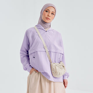 (PRE-ORDER) Half Zip Parka - Lilac