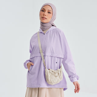 Half Zip Parka - Lilac