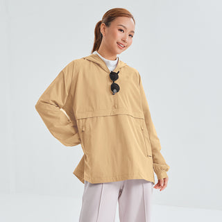 (PRE-ORDER) Half Zip Parka - Parmesan