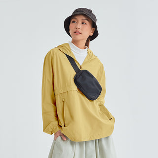 (PRE-ORDER) Half Zip Parka - Pear