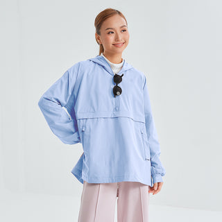 (PRE-ORDER) Half Zip Parka - Sky