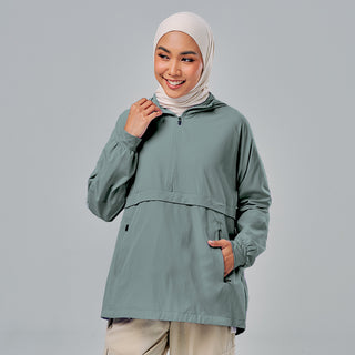 Half Zip Parka - Atlantic