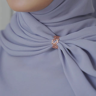 Hijab Rings - Rose Gold