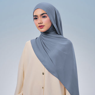 Signature TudungPeople Modal in Jasper fabric, showcasing elegant, soft fabric with subtle texture and natural drape.