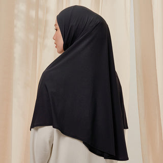 (Nano) Najwa Sport Khimar in Black Belt