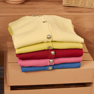 Knitted Cardigan - Butter - Apparel - TudungPeople