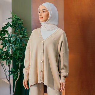 Knitted Cardigan - Soy - Apparel - TudungPeople