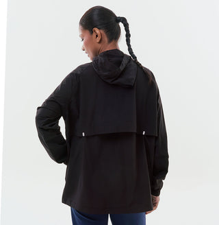 Lightweight Half Zip Parka - Black