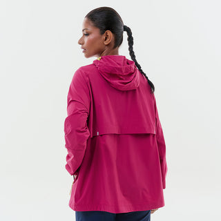 Lightweight Half Zip Parka - Magenta