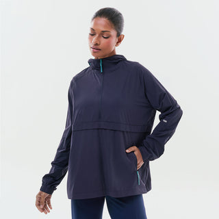 Lightweight Half Zip Parka - Oxford