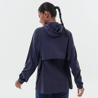 Lightweight Half Zip Parka - Oxford