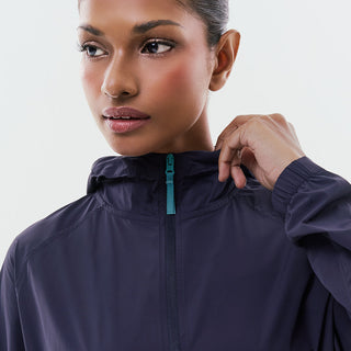 Lightweight Half Zip Parka - Oxford