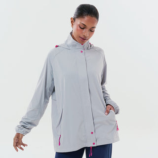 Lightweight Packable Parka - Cool Silver
