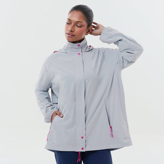 Lightweight Packable Parka - Cool Silver