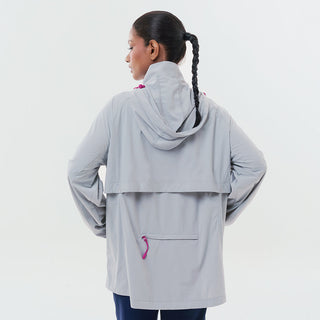Lightweight Packable Parka - Cool Silver