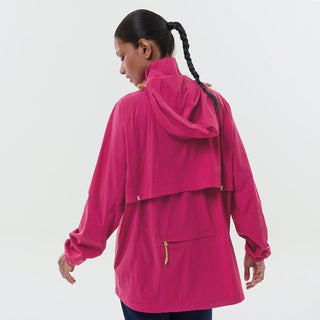 Lightweight Packable Parka - Magenta