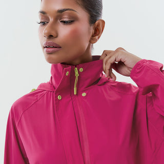 Lightweight Packable Parka - Magenta