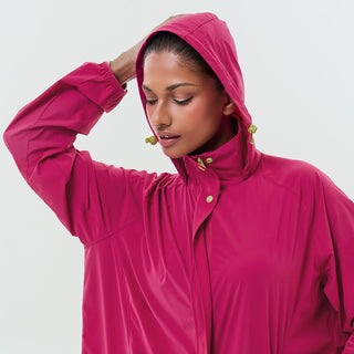 Lightweight Packable Parka - Magenta