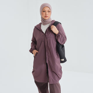 Long Parka - Dark Purple