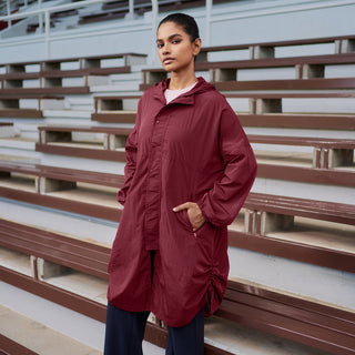 Long Parka - Burgundy (without Logo Embroidery)