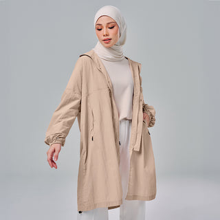 Long Parka - Nude (without Logo Embroidery)