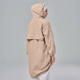 Long Parka - Nude (without Logo Embroidery)