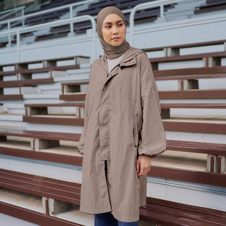 Long Parka - Taupe (without Logo Embroidery)