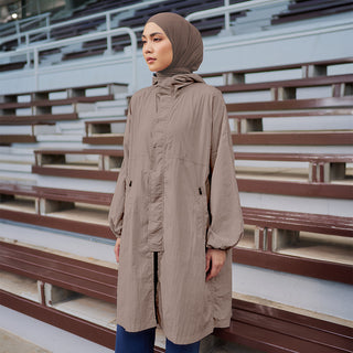 Long Parka - Taupe (without Logo Embroidery)