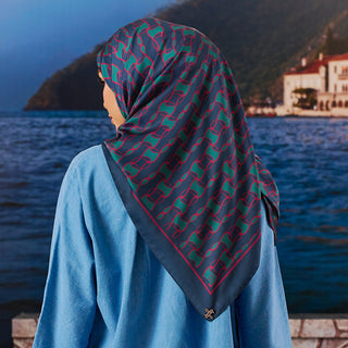 Monogram 3.0 - Midnight Berry (SQ) - Prints - TudungPeople