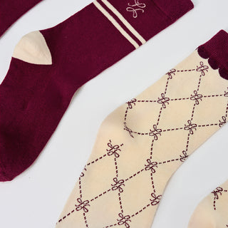 Monogram Crew Socks (Sets)