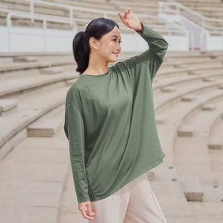 Athleisure : Oversized Top - Kale