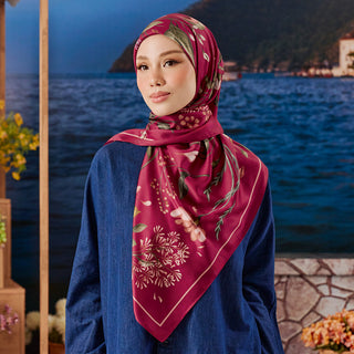 Vintage Summer - Pomegranate (SQ) - Prints - TudungPeople