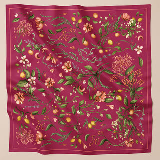 Vintage Summer - Pomegranate (SQ) - Prints - TudungPeople