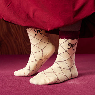 Ribbon Grip Socks - Accessories - TudungPeople