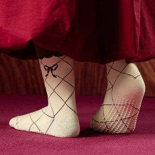 Ribbon Grip Socks - Accessories - TudungPeople