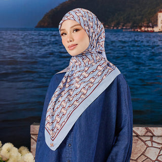Monogram 3.0 - Sky Cocoa (SQ) - Prints - TudungPeople